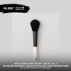 [DA ĐEN] Cọ Tròn Lông Dê Đen Kiểu Mop Daler Rowney Graduate Black Goat Round Mop Brush