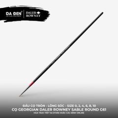 [DA ĐEN] Cọ Sơn Dầu Lông Chồn Đầu Tròn Daler Rowney Georgian Sable Round G61 Cao Cấp