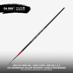 [DA ĐEN] Cọ Sơn Dầu Lông Chồn Daler Rowney Georgian Sable Rigger G63 Cao Cấp