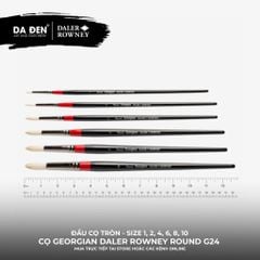 [DA ĐEN] Cọ Sơn Dầu Đầu Tròn Daler Rowney Georgian Round G24 Cao Cấp