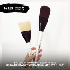 [DA ĐEN] Cọ Bản Vuông Daler Rowney Graduate XL Extra Large Stiff Synthetic Flat Brush Cực Lớn