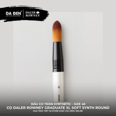 [DA ĐEN] Cọ Tròn Daler Rowney Graduate XL Brush Soft Synthetic Round - Size 40 Cực Lớn
