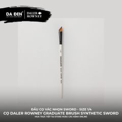 [DA ĐEN] Cọ Vác Daler Rowney Graduate Synthetic Sword Brush 1/4 Inch Size