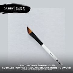 [DA ĐEN] Cọ Vác Daler Rowney Graduate Synthetic Sword Brush 1/4 Inch Size