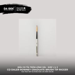 [DA ĐEN] Cọ Lông Dài Daler Rowney Graduate Synthetic Dark Tip Synthetic Rigger Brush
