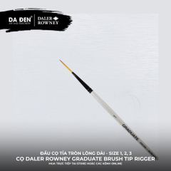 [DA ĐEN] Cọ Lông Dài Daler Rowney Graduate Synthetic Dark Tip Synthetic Rigger Brush