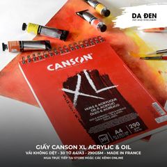 Sổ Vẽ Màu Sơn Dầu & Acrylic của Canson XL® Oil and Acrylic 290gsm