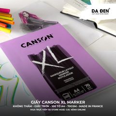 Sổ Vẽ Marker Canson XL® Marker 70gsm - 100 Tờ A4