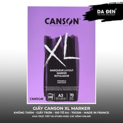 Sổ Vẽ Marker Canson XL® Marker 70gsm - 100 Tờ A4