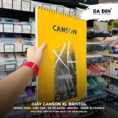 Sổ Vẽ Trơn Mịn Canson XL® Bristol 180gsm - Size A4 | A3
