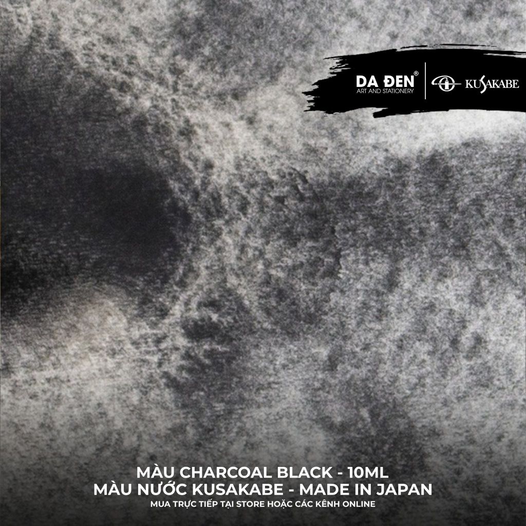 Màu Nước Kusakabe Charcoal Black Tube 10ml