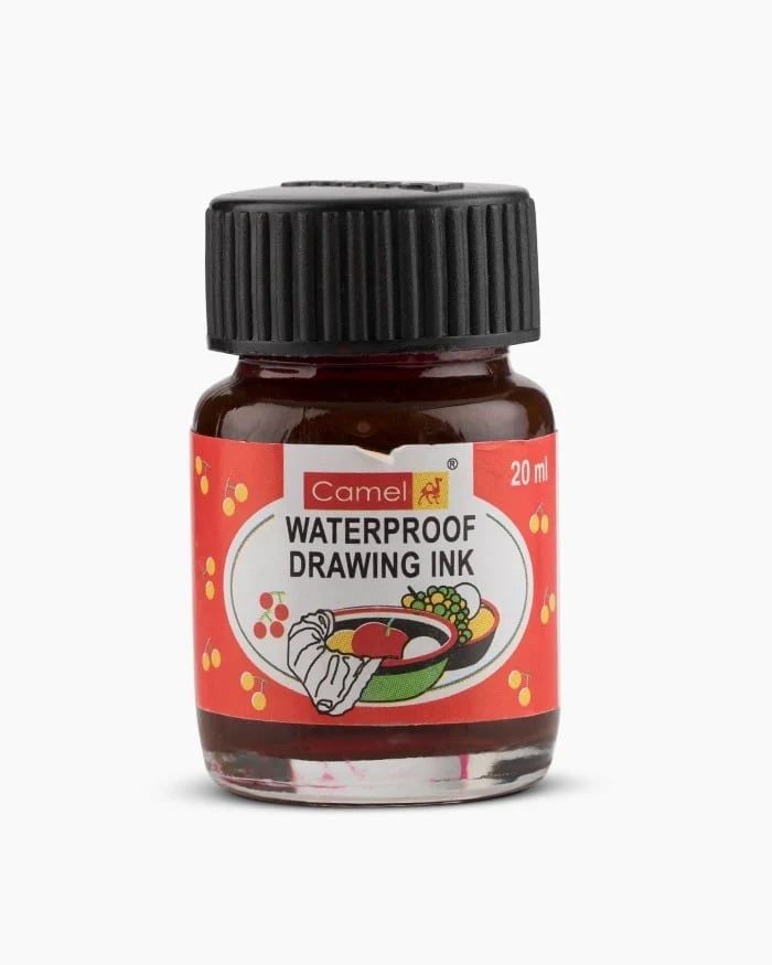 Mực Vẽ Kháng Nước Camel Coloured Drawing Inks 20ml