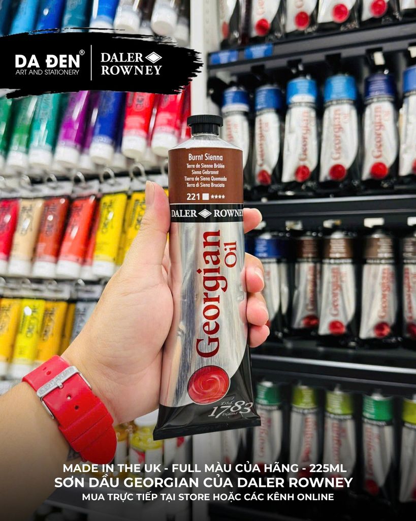 Sơn Dầu Cao Cấp Georgian của Daler Rowney - Tuýp 225ml