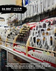 [DA ĐEN] Cọ Bản Oval Daler Rowney Graduate XL Extra Large White Bristle Filbert Brush Cực Lớn