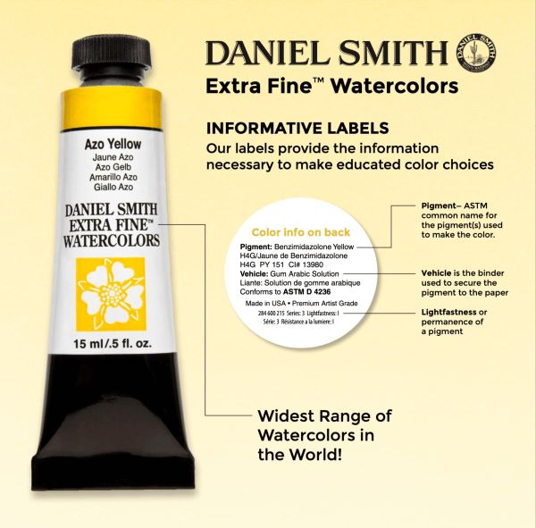 Màu Nước Daniel Smith Extra Fine™ Watercolors 15ml Tube