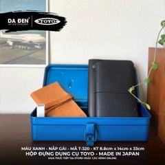 [DA ĐEN] Hộp Đựng Dụng Cụ Họa Cụ TOYO - Made in Japan