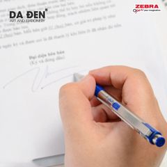 Bút Bi Zebra Thân Kim Loại F301 – Ngòi 0.7mm (Mực Xanh)