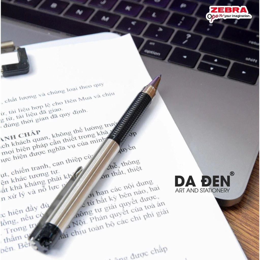 Bút Bi Cao Cấp Zebra F.301 Compact 0.7mm - Mực Xanh