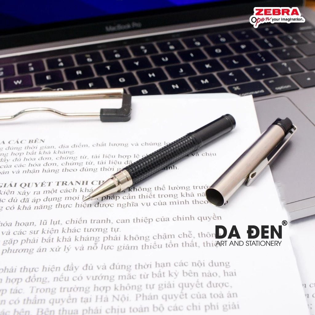 Bút Bi Cao Cấp Zebra F.301 Compact 0.7mm - Mực Xanh