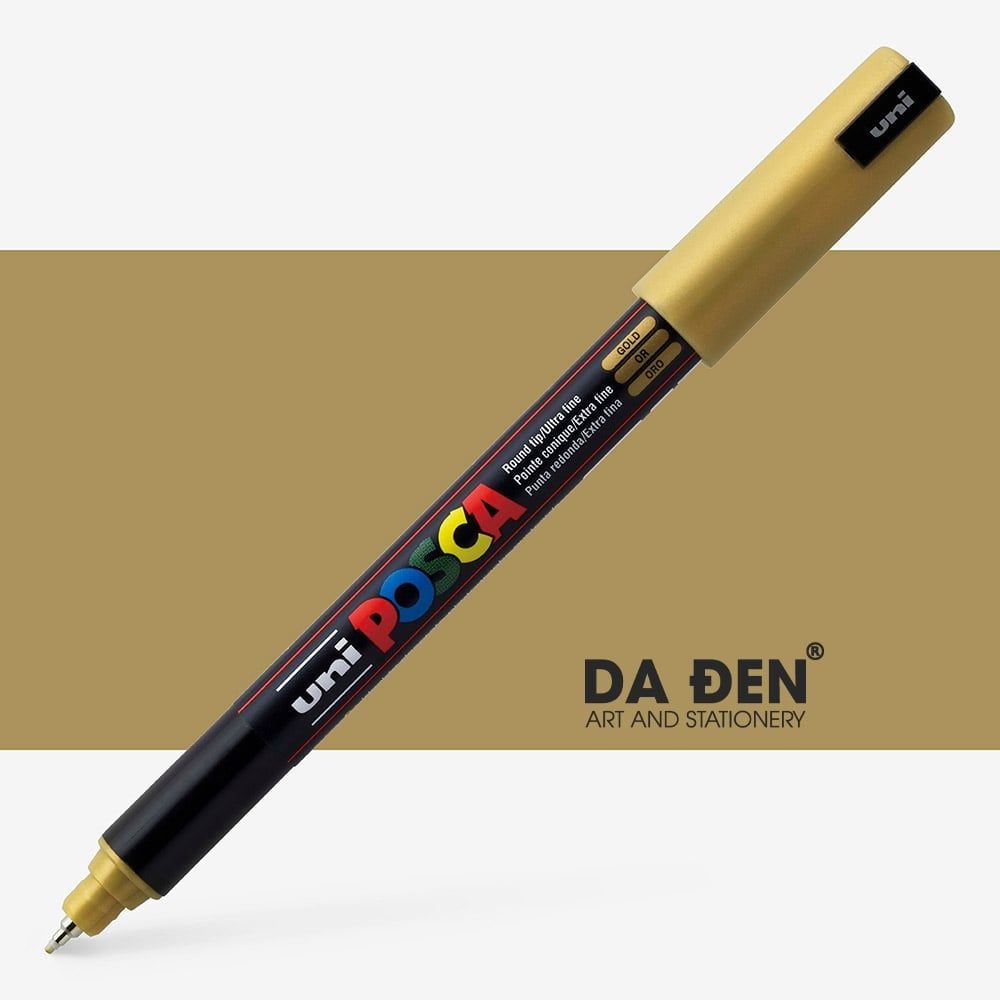 Bút Uni Posca PC-1MR Viết Vẽ Trên Nhiều Chất Liệu (0.7mm) (Thiệp, Gỗ, Giấy Bóng......)