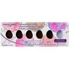 Màu Nước Gansai Tambi Granulation 5 Màu + 1 Free Pan (Set I)