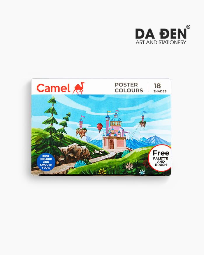 Màu Vẽ Camel Poster Color 10ml Set 6 | 12 | 18 Màu
