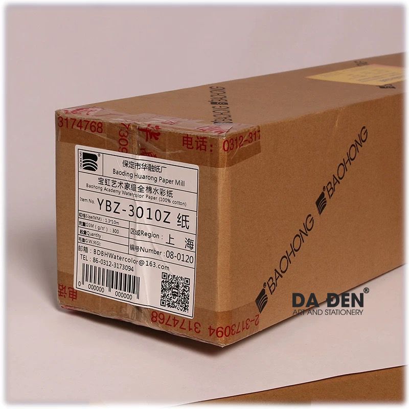 Giấy Màu Nước BaoHong 100% Cotton Cuộn Academy | Artist's