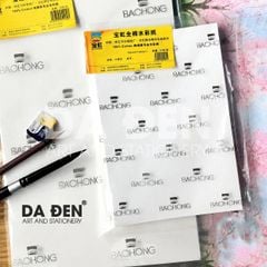 Giấy Màu Nước BaoHong 100% Cotton Túi 20 Tờ (Dòng Academy)