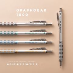Bút Chì Pentel Graph Gear 1000 Inox Cao Cấp