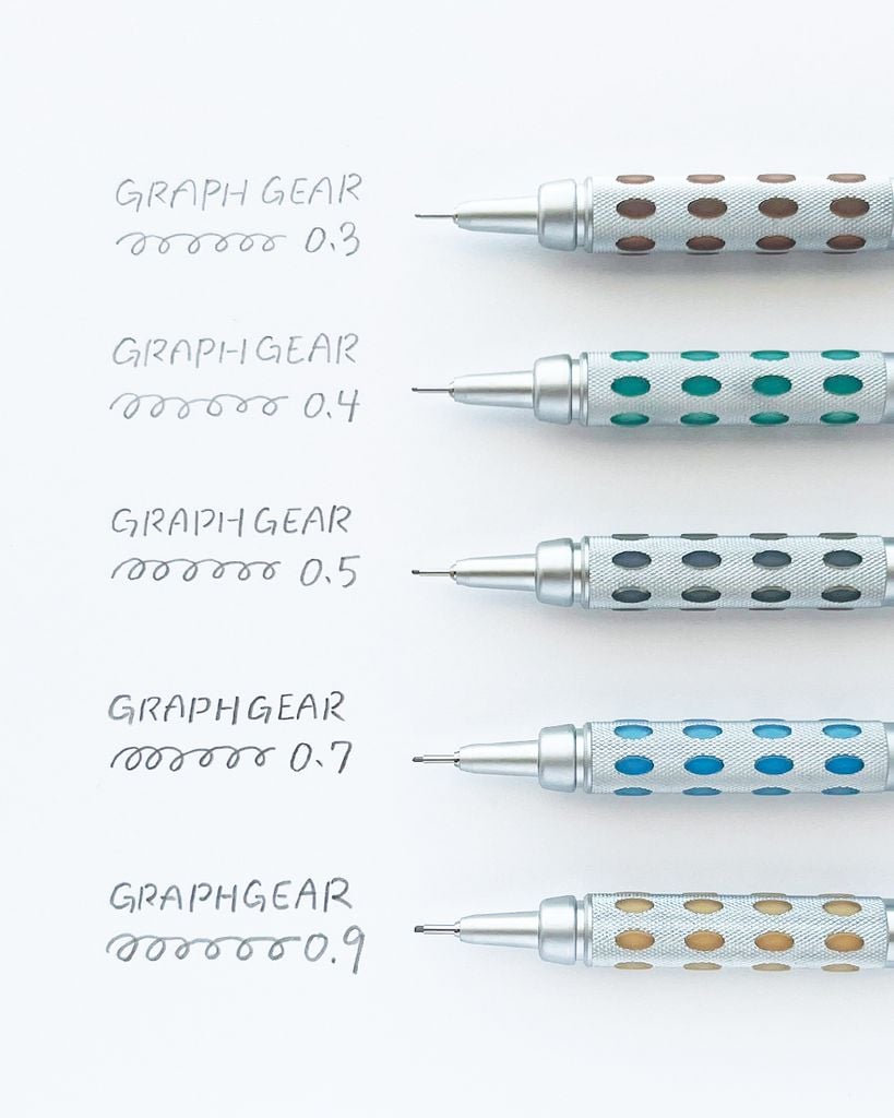 Bút Chì Pentel Graph Gear 1000 Inox Cao Cấp