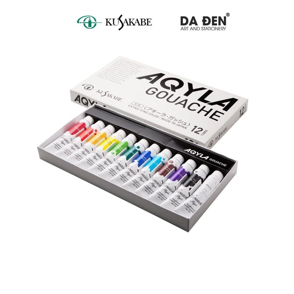 Màu Vẽ Aqyla Gouache Kusakabe 11ml Tube