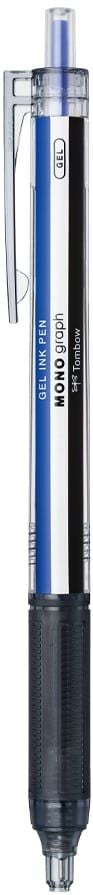 Bút Bi Bấm Mực Gel Tombow Mono Graph Lite 0.5