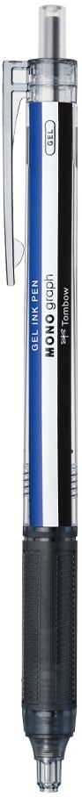 Bút Bi Bấm Mực Gel Tombow Mono Graph Lite 0.5