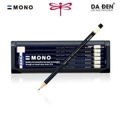 Set 12 Bút Chì Phác Thảo Cao Cấp Tombow Mono (4H-6B) Tặng Kèm Gôm