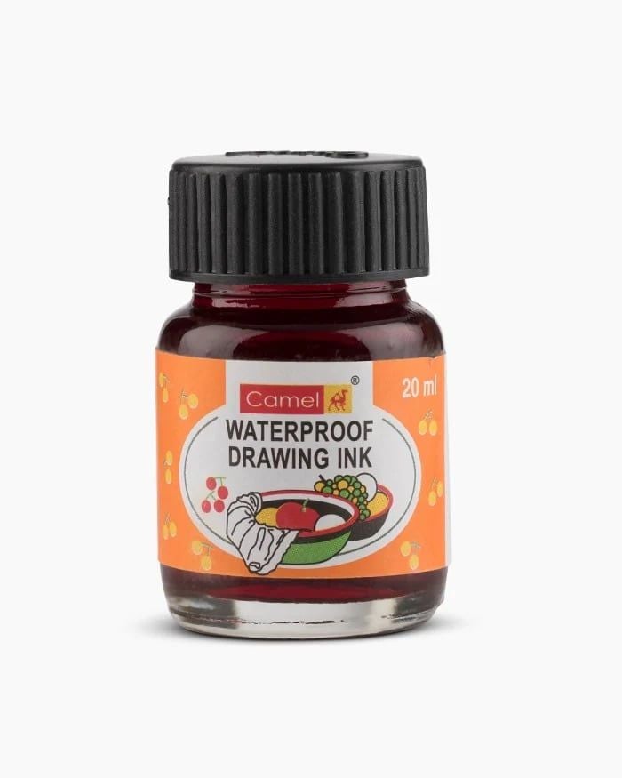 Mực Vẽ Kháng Nước Camel Coloured Drawing Inks 20ml