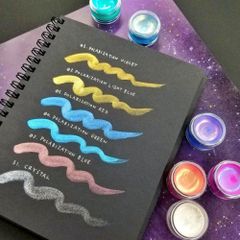 [DA ĐEN] Set 6/10 Màu Nước Nhũ Ngọc Trai Shine Pearl Kusakabe - made in Japan