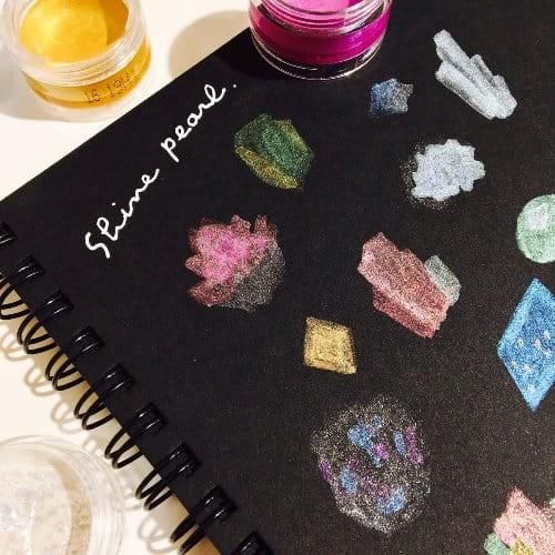 [DA ĐEN] Set 6/10 Màu Nước Nhũ Ngọc Trai Shine Pearl Kusakabe - made in Japan