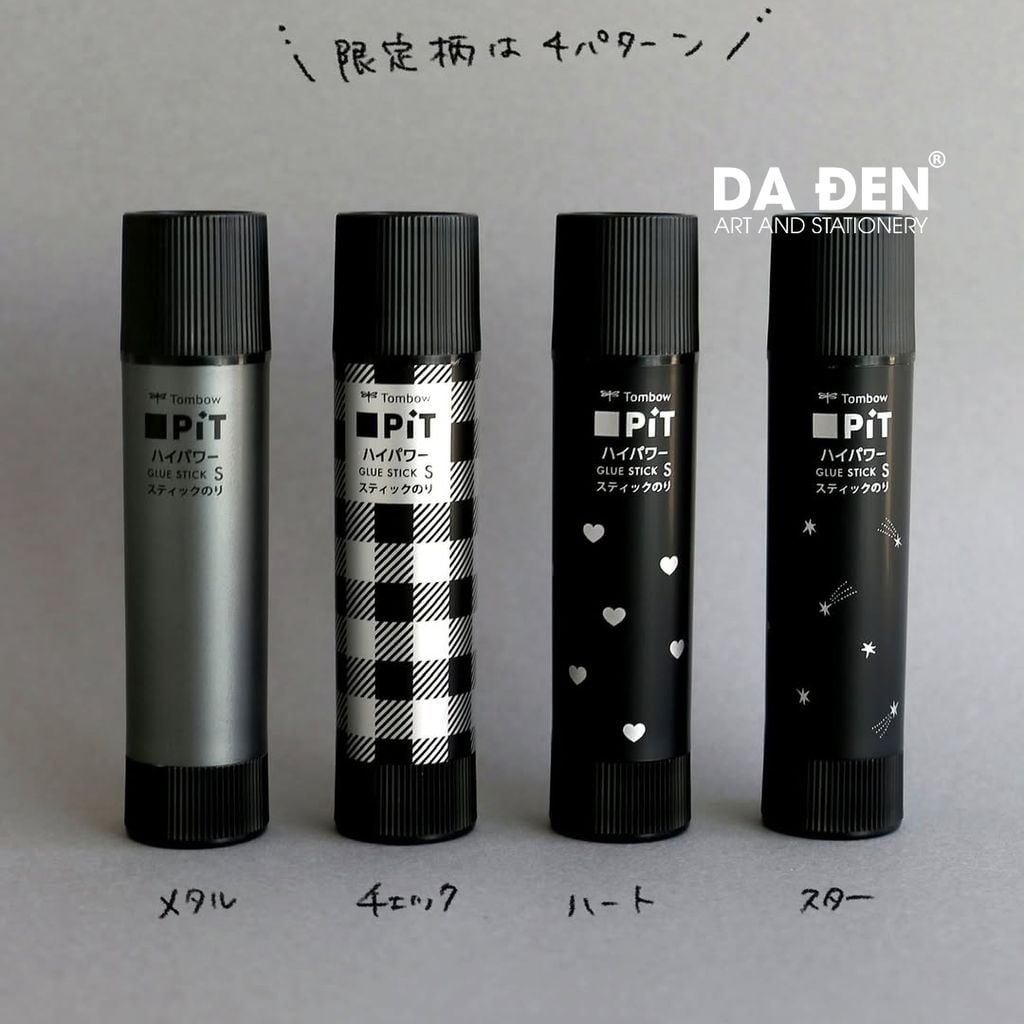 Hồ Khô Tombow Pit Glue Stick S Phiên Bản Black Design (Vỏ Ngẫu Nhiên)