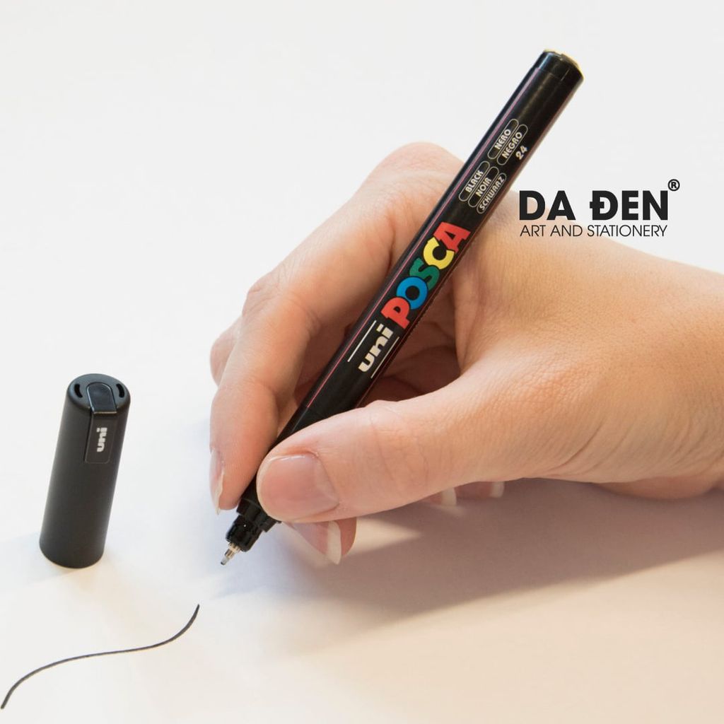 Bút Uni Posca PC-1MR Viết Vẽ Trên Nhiều Chất Liệu (0.7mm) (Thiệp, Gỗ, Giấy Bóng......)