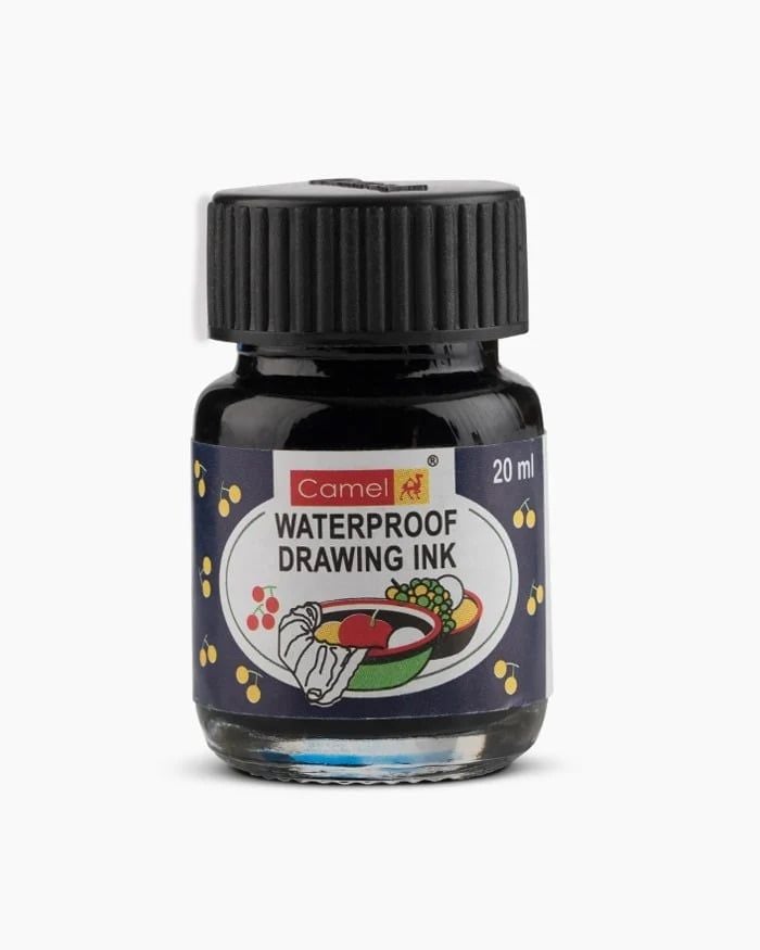 Mực Vẽ Kháng Nước Camel Coloured Drawing Inks 20ml