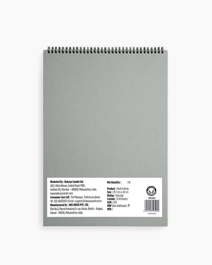 Sổ Vẽ Phác Thảo Camel Premium Sketch Book A4 270gsm 15 Tờ