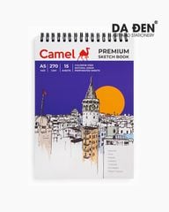 Sổ Vẽ Phác Thảo Camel Premium Sketch Book A4 270gsm 15 Tờ