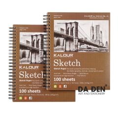 Sổ Vẽ Phác Thảo Tranh Chì Kalour A4+ (22.9*30.5cm) 100 Tờ