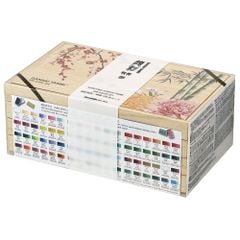 Màu Nước Gansai Tambi 100 Màu Phiên Bản Đặc Biệt (Hộp Gỗ)