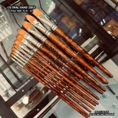 Cọ Vẽ Đầu Dẹp Oval Hand ZBS3