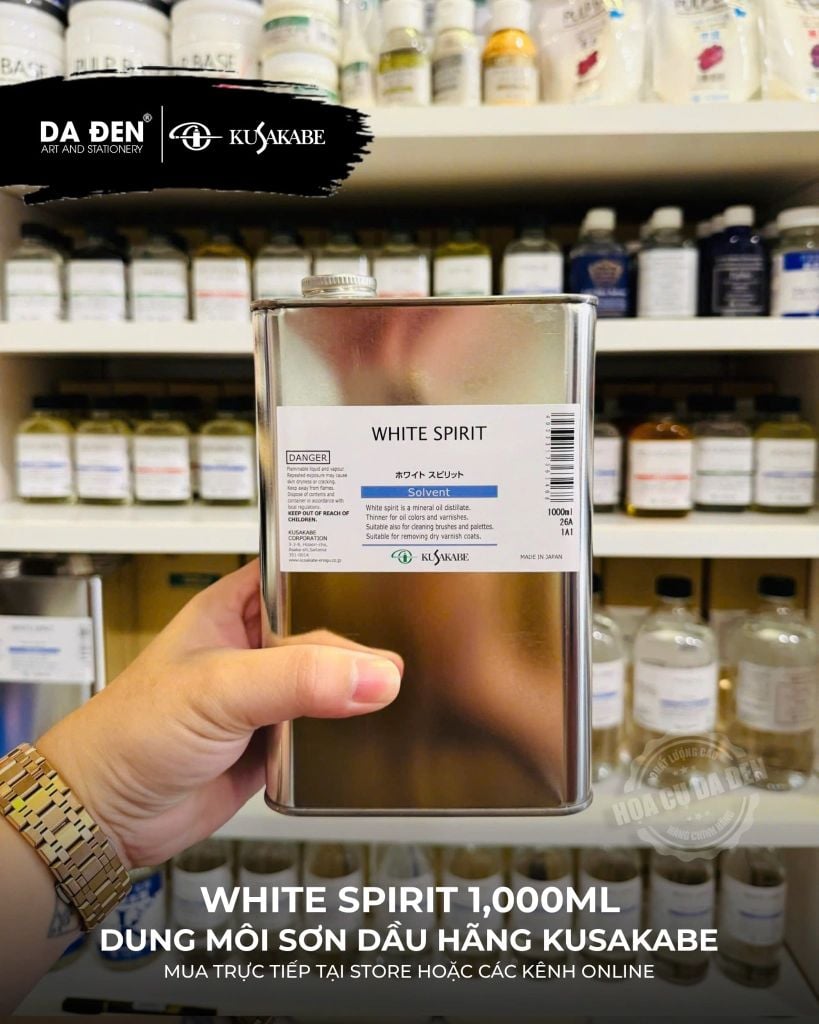 Dung Môi Sơn Dầu Kusakabe White Spirit 55|250|500|1000ml