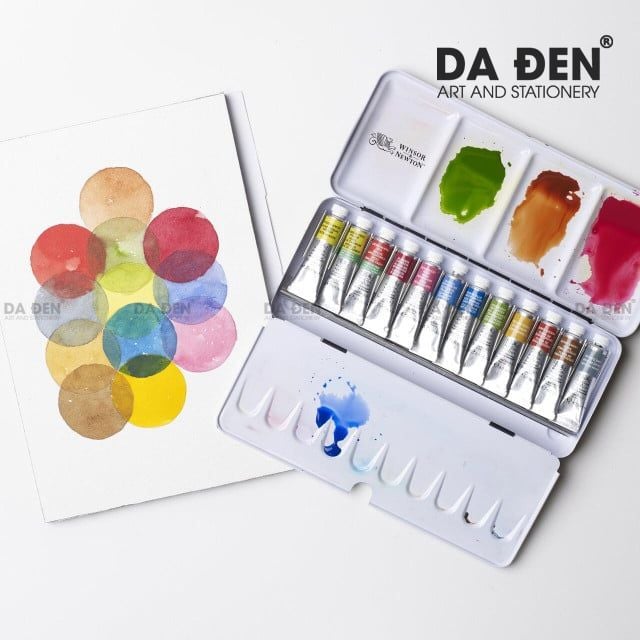 Màu Nước Winsor & Newton Professional Watercolour Set of 12 Màu Tuýp 5ML