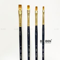 Cọ Vẽ Hand Đầu Vuông Thân Xanh ZBR2