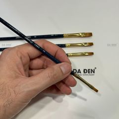 Cọ Vẽ Hand Đầu Vuông Thân Xanh ZBR2