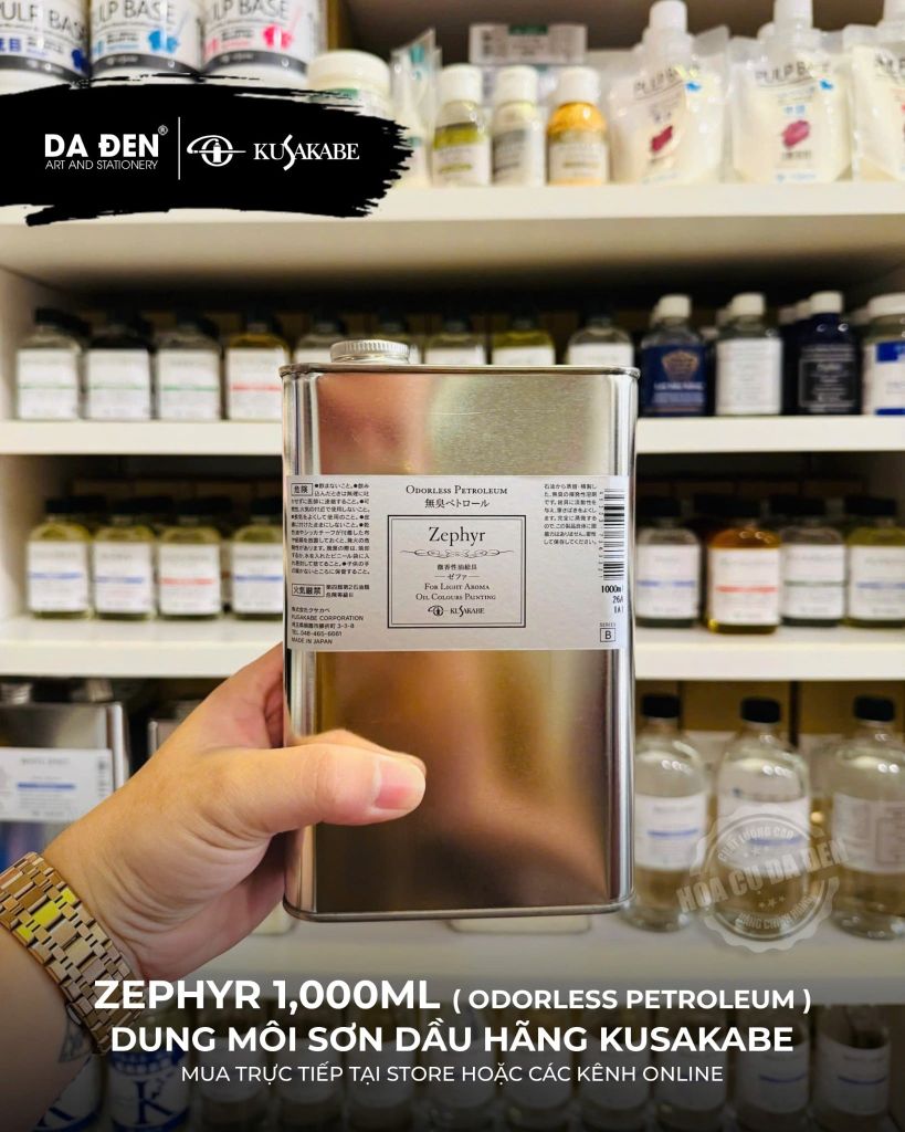 Dung Môi Sơn Dầu Kusakabe Zephyr (Odorless Petroleum) 55 | 500 | 1000ml